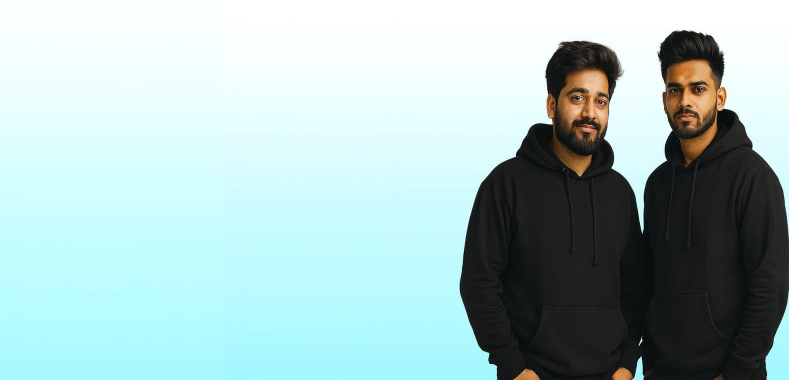 MENS BLACK HOODIE